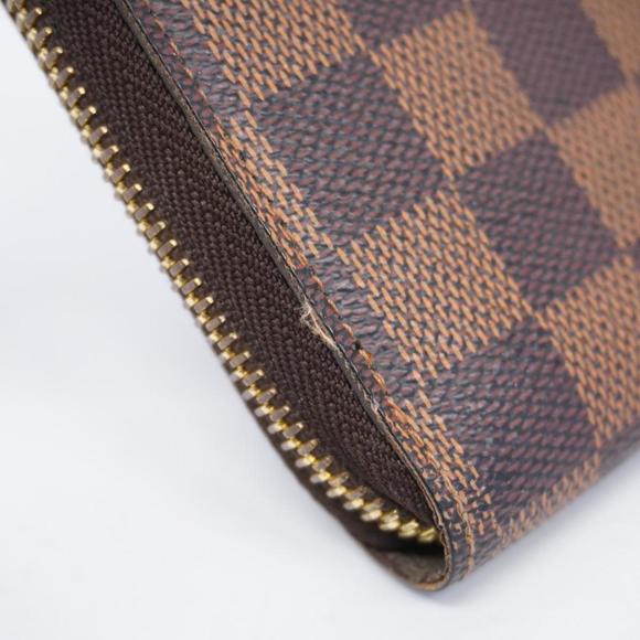 LOUIS VUITTON Long Wallet Damier Zippy N60015 Ebene Men's Women's - Picture 7 of 10